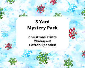 Retail - Cotton Spandex - Christmas - Mystery Pack (3 Different Prints)