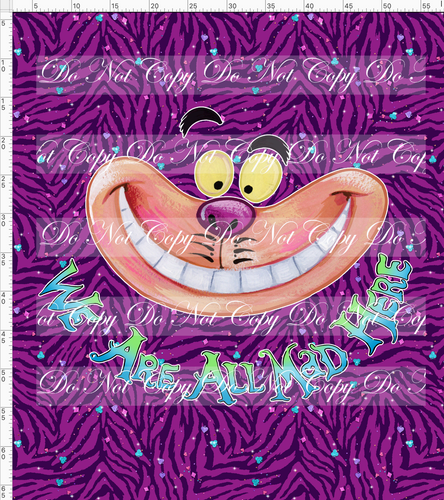 CATALOG - PREORDER R61 - We Are All Mad - Adult Blanket Topper - Cat
