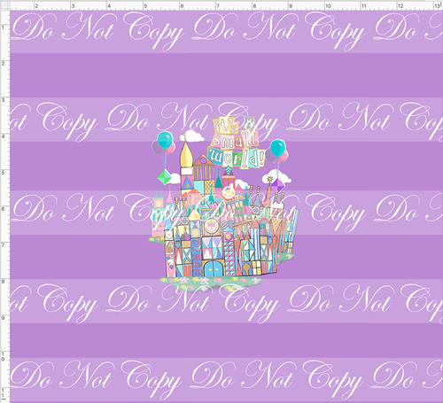 CATALOG - PREORDER R66 - Pastel Small World - CUP CUT - Purple