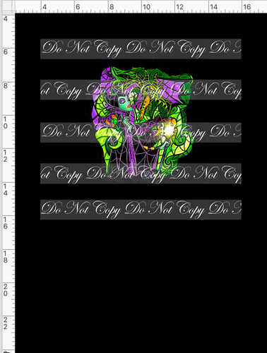 CATALOG - PREORDER R67 - Stained Glass Villains - Panel - Mal - CHILD