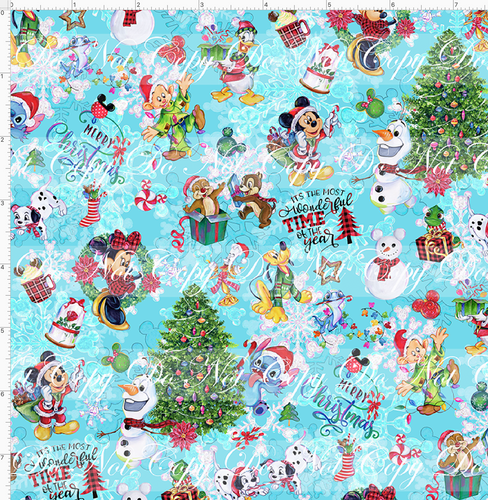 CATALOG - PREORDER - Christmas Elements - Main - Blue - SMALL SCALE