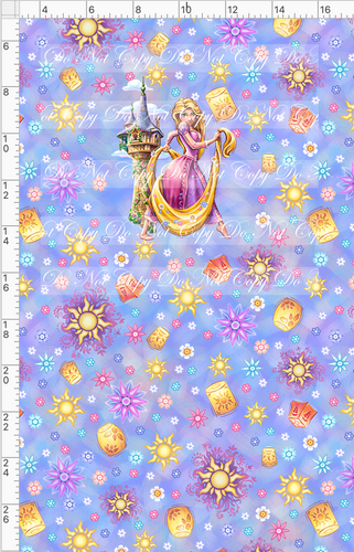 CATALOG - PREORDER R74 - Flower Gleam and Glow - Panel - Strength - Violet - CHILD