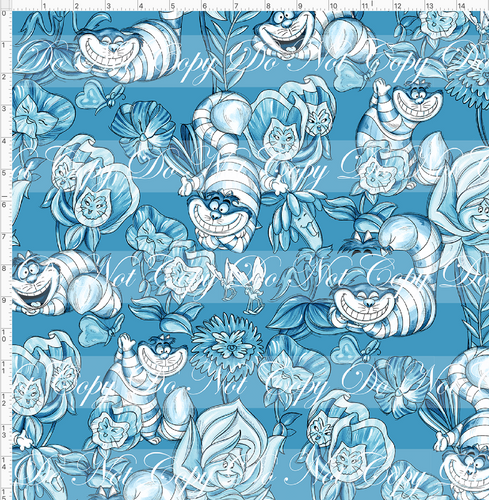CATALOG - PREORDER R84 - Tea Party Toile - Flowers - LARGE SCALE