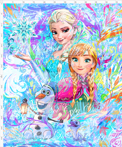 CATALOG - PREORDER R85 - Artistic Ice Sisters - Adult Blanket Topper