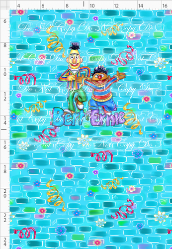 CATALOG - PREORDER R98 - Neighborhood Friends - Panel - BandE Brick Background - CHILD