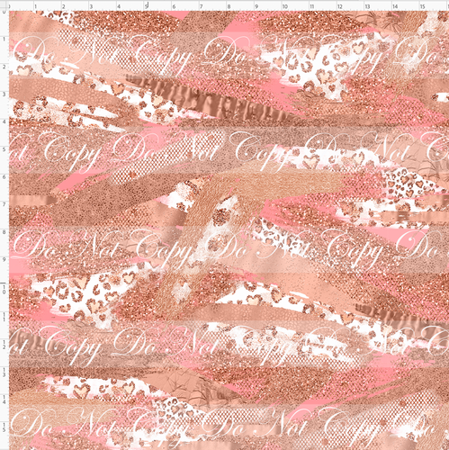 PREORDER - Rose Gold Mouse - Brush Strokes - Pink