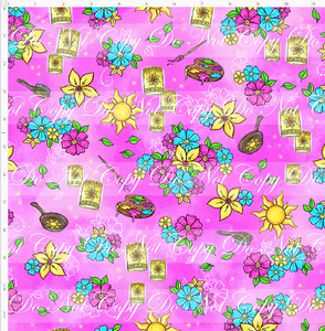 Retail - Sundrop Flower - Coordinate - Pink - REGULAR SCALE
