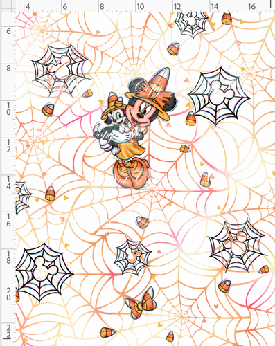 CATALOG - PREORDER - Candy Corn Mouse - Panel - Mouse and Cat - Light - CHILD
