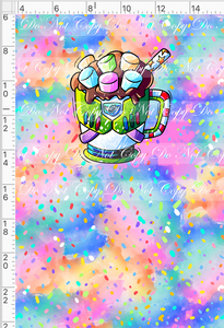 CATALOG - PREORDER - Hot Cocoa - Panel - Colorful - Robot Cup - CHILD