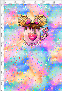Retail - Hot Cocoa - Panel - Colorful - Girl Mouse Cup - CHILD