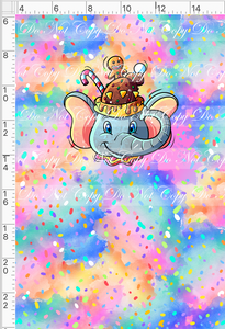 CATALOG - PREORDER - Hot Cocoa - Panel - Colorful - Elephant Cup - CHILD