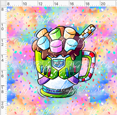 CATALOG - PREORDER - Hot Cocoa - Panel - Colorful - Robot Cup - ADULT