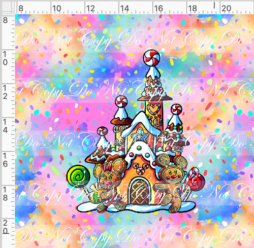 CATALOG - PREORDER - Hot Cocoa - Panel - Colorful - Gingerbread Mouse - ADULT