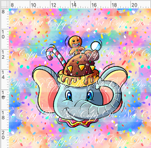 CATALOG - PREORDER - Hot Cocoa - Panel - Colorful - Elephant Cup - ADULT
