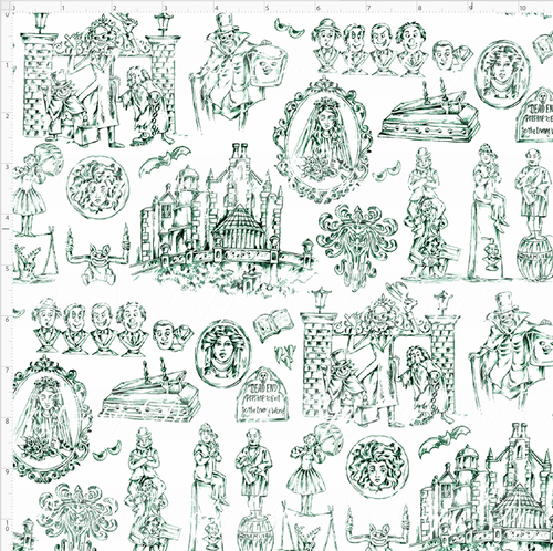 CATALOG - PREORDER R95 - Haunted Toile - Main - Green - REGULAR SCALE