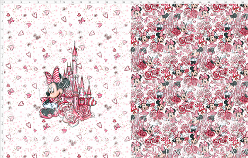 CATALOG - PREORDER - Peppermint Mouse - Toddler Blanket Topper - Mouse