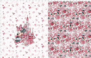CATALOG - PREORDER - Peppermint Mouse - Toddler Blanket Topper - Mouse
