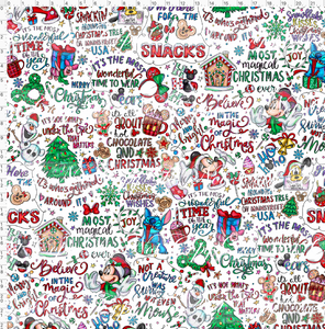 CATALOG - PREORDER - Christmas Mouse Favorite Doodles - Main - White - LARGE SCALE