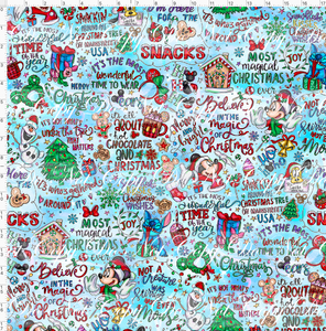CATALOG - PREORDER - Christmas Mouse Favorite Doodles - Main - Blue - REGULAR SCALE