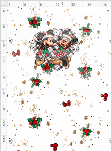 Retail - Christmas Mouse Classic - Panel - Plaid Heart - CHILD