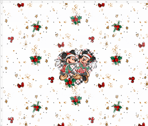 Retail - Christmas Mouse Classic - CUP CUT - Plaid Heart