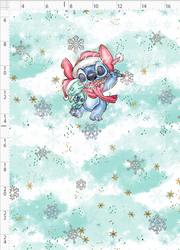 CATALOG - PREORDER - Advent Christmas Collection - Panel - Blue - Blue Guy - CHILD