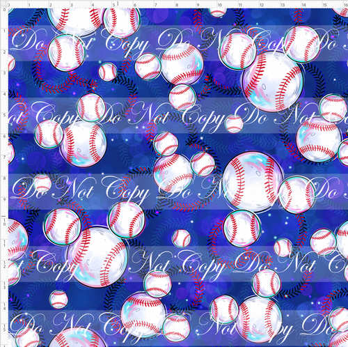 Retail - Baseball Dream Team - Mouse Head Baseballs - Blue - LARGE SCALE