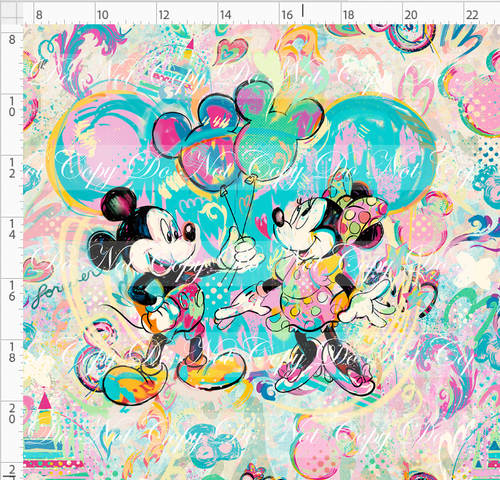 CATALOG - PREORDER R104 - Artistic Pop Mouse - Panel - Balloons - ADULT