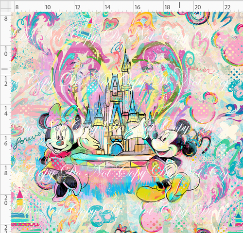 CATALOG - PREORDER R104 - Artistic Pop Mouse - Panel - Castle - ADULT