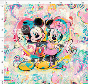 CATALOG - PREORDER R104 - Artistic Pop Mouse - Panel - Heart - ADULT