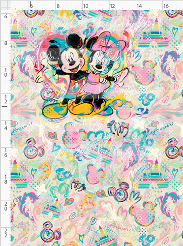 CATALOG - PREORDER R104 - Artistic Pop Mouse - Panel - Heart - CHILD