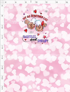 CATALOG - PREORDER R103 - Valentine Mouse Doodles - Panel - Mouse Waffles - CHILD