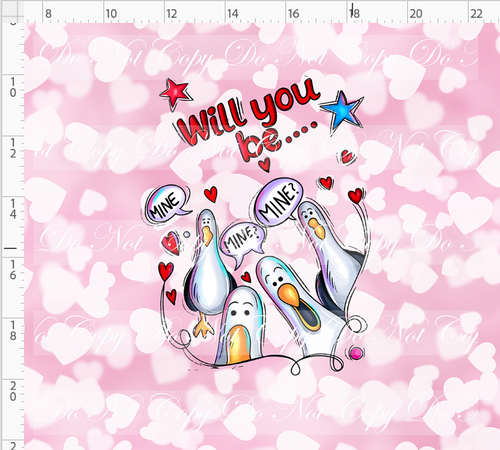 CATALOG - PREORDER R103 - Valentine Mouse Doodles - Panel - Birds - ADULT