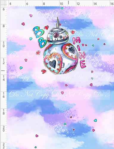 Retail - Valentine Star Doodles - Panel - Pink - BB - CHILD