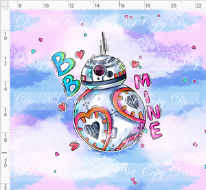 Retail - Valentine Star Doodles - Panel - Pink - BB - ADULT