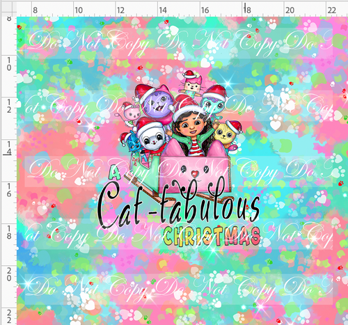 Retail - Catabulous Christmas - Panel - Words - Colorful - ADULT