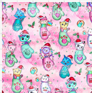 CATALOG - PREORDER - Catabulous Christmas - Kittens in Mitten - MINI SCALE