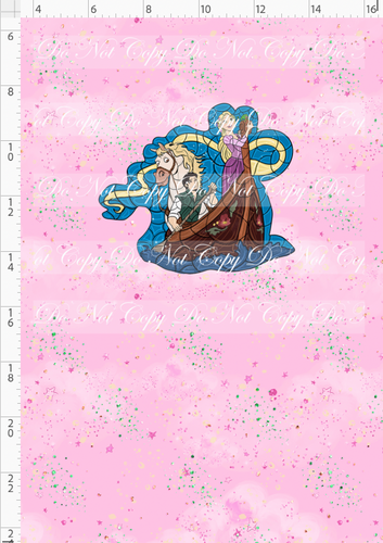 CATALOG - PREORDER R107 - Stained Glass - Golden Flower - Pink - Boat - Panel - CHILD