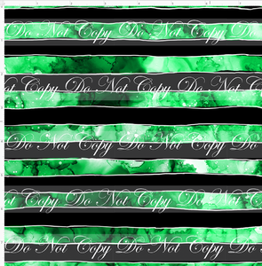 Retail - Family Shadows - Stripe - 0.5 inch - Green Ink