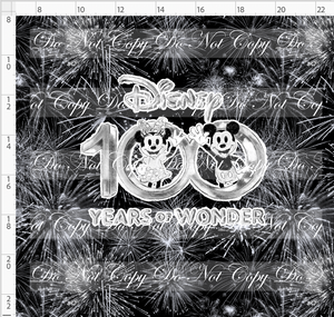 CATALOG - PREORDER R108 - 100 Years Celebration - Mouse 100 - Black - ADULT