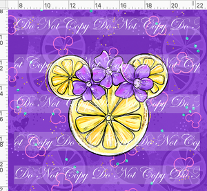 CATALOG -PREORDER R113 - Violet Lemonade -  Panel - Lemon Head - Purple - ADULT