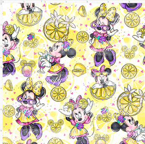 CATALOG -PREORDER R113 - Violet Lemonade - Girl Mouse - White - SMALL SCALE