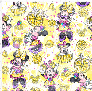 CATALOG -PREORDER R113 - Violet Lemonade - Girl Mouse - White - REGULAR SCALE