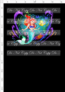CATALOG - PREORDER R113 - World of Color - Panel - Mermaid - Black - CHILD
