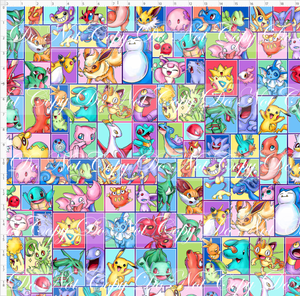 PREORDER - Rainbow Critters - Characters Squares - LARGE SCALE