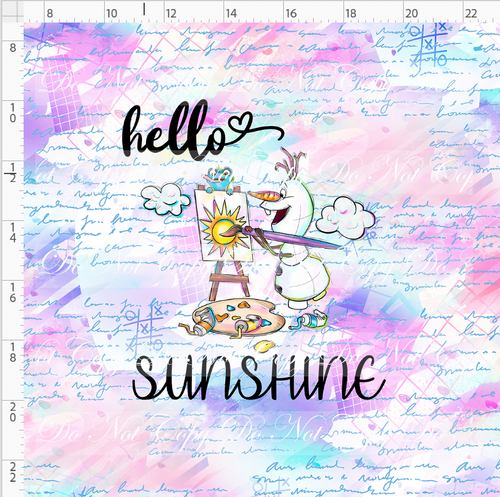 CATALOG - PREORDER R112 - Back To School Pals 2.0 - Panel - Hello Sunshine - ADULT