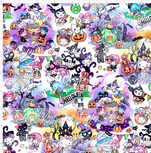 CATALOG - PREORDER R117 - Halloween Kitty and Friends - Main - White - SMALL SCALE