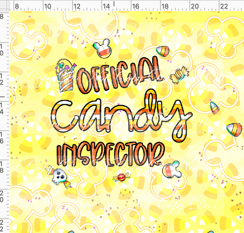 CATALOG - PREORDER R117 - Candy Corn Friends - Panel - Candy Inspector - Yellow - ADULT