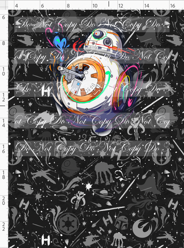 CATALOG - PREORDER R117 - Artistic Wars - Panel - BB - Black and White - CHILD