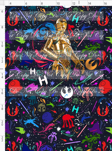 CATALOG - PREORDER R117 - Artistic Wars - Panel - C3P - Colorful - CHILD